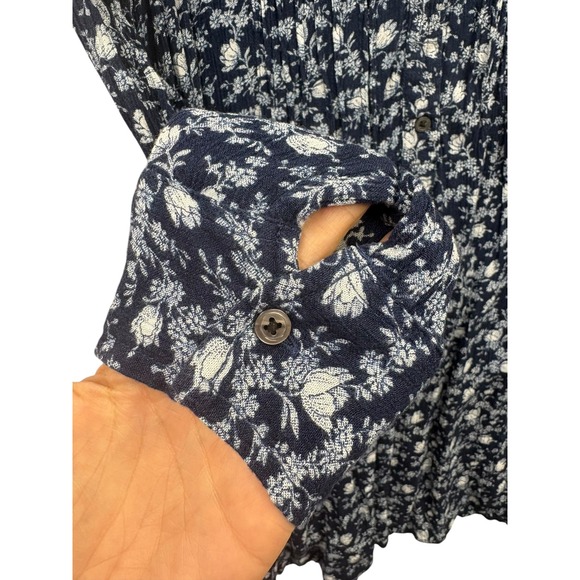 Denim & Supply Ralph‎ Lauren Women's Floral Print Shirt Dress Long Sleeve M - Picture 6 of 8